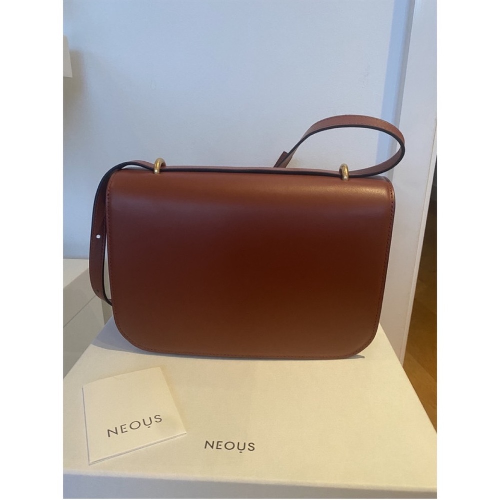 Like new Neous Brown Cognac Phoenix Leather Shoulder Bag - Picture 3 of 7